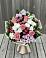 Букет цветов из: Альстромерии, Гвоздики, Розы и Хризантемы в Весьегонске